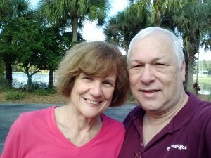 Susan and Charles Oropallo on December 25, 2015, visiting Charles's mom in the Tampa Florida area for what would turn out to be Charles's mom's last Christmas.